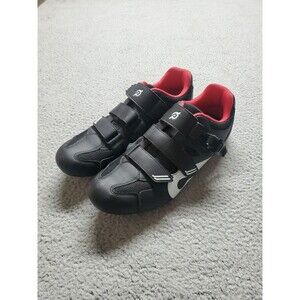 Peloton Apparel Red And Black Cycling Shoes Size 45 EU 11.5US